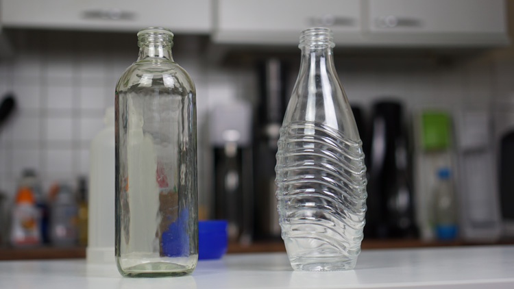 Wassersprudler Glasflaschen